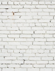 Grunge Milk White Brick Wall Texture Backdrop For Photography Shopbackdrop