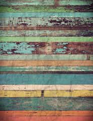 Grungy Colorful Wooden Floor Texture Photography Backdrop J-0458 Shopbackdrop
