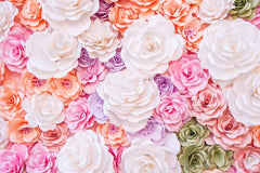 Hand Made Flower Wall For Wedding Photography Backdrop J-0509 Shopbackdrop