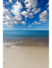 Heavenly Beach Under Blue Sky Backdrop For Photography F-2611 Shopbackdrop