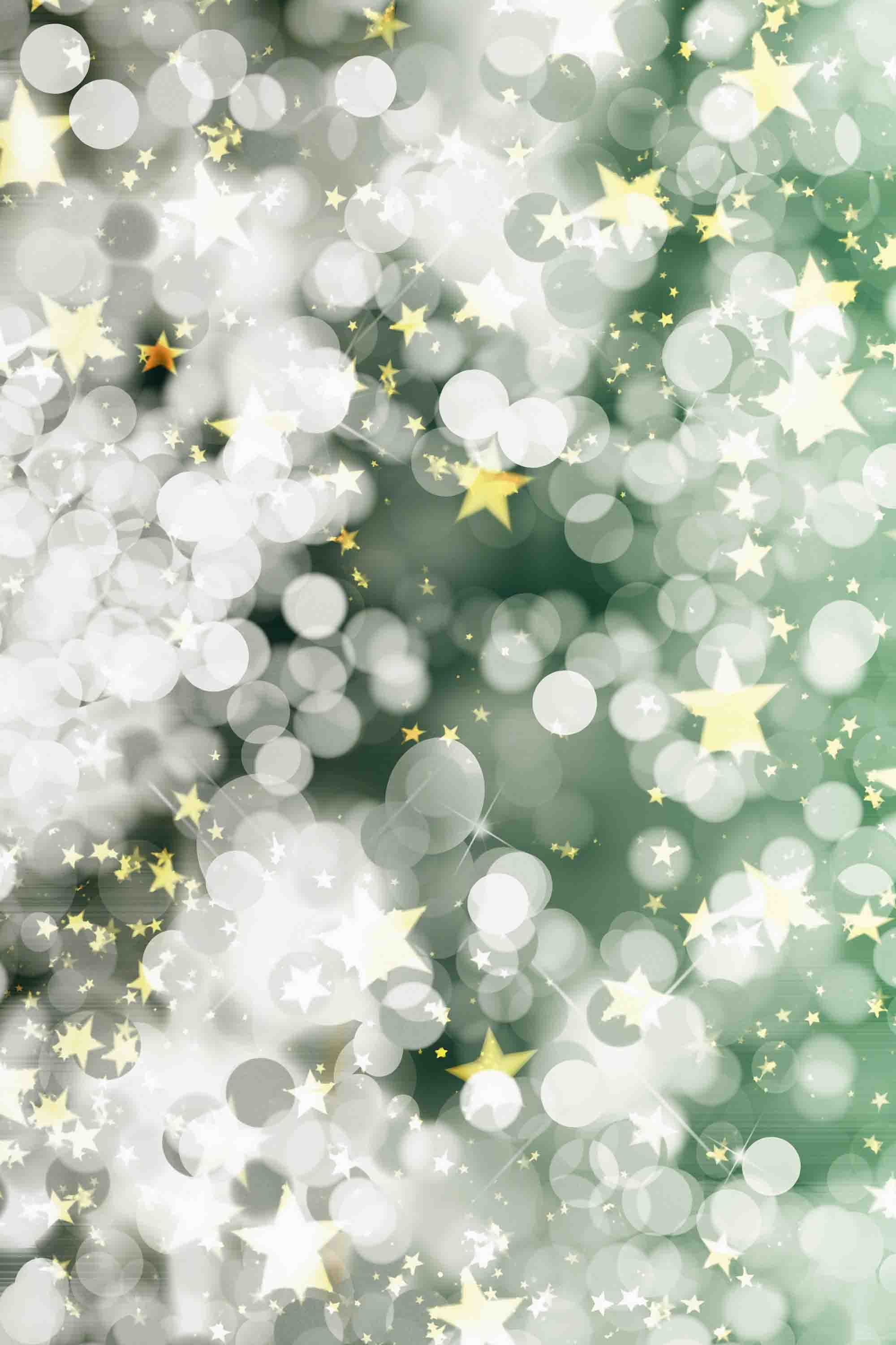 Light Silver Bokeh And Golden Start Sparkle Photography Backdrop Shopbackdrop