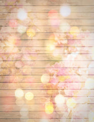 Light Yellow Boke Patterns Wood Floor With Bokeh Backdrop For Photography Shopbackdrop