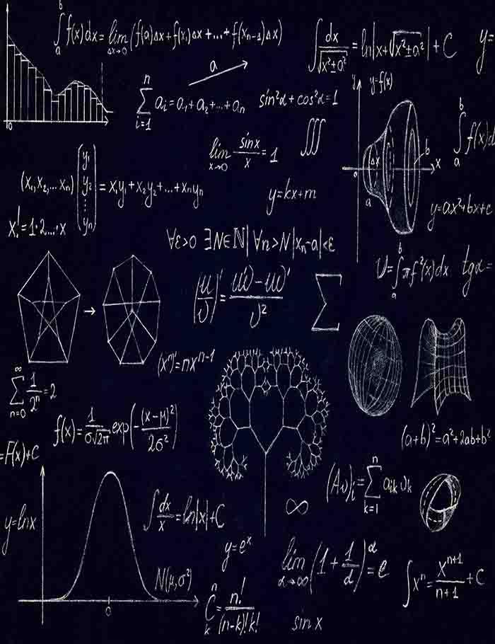 Math Physics Formulas And Symbol On Blackboard Photography Backdrop J-0145 Shopbackdrop