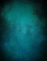 Oil Painted Dark Cyan With Black Around Edges Photography Backdrop J-0707 Shopbackdrop