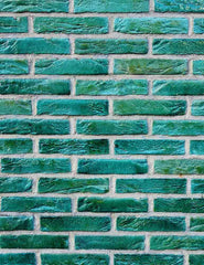 Old Master Printed Peacock Green Brick Wall Texture Photography Backdrop Shopbackdrop