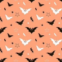 Painted Bat And Star With Orange Background Photography Backdrop J-0206 Shopbackdrop