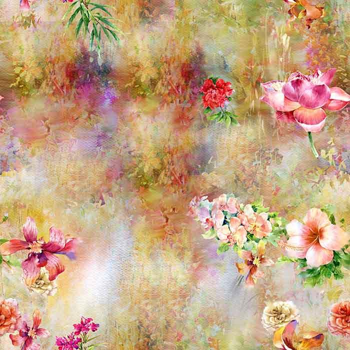 Painted Flower With Abstract Background Photography J-0338 Shopbackdrop