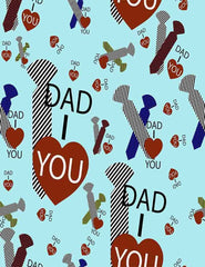 Painted Necktie And Heart For Father Day Photography Backdrop Shopbackdrop