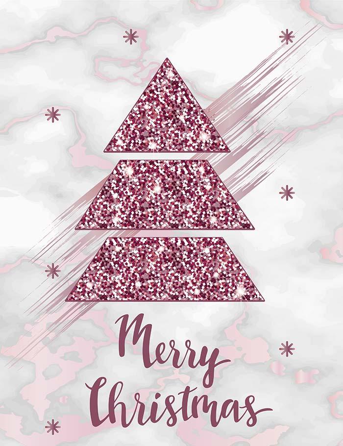Painted Purple Christmas Tree On Marble Photography Backdrop  J-0426 Shopbackdrop