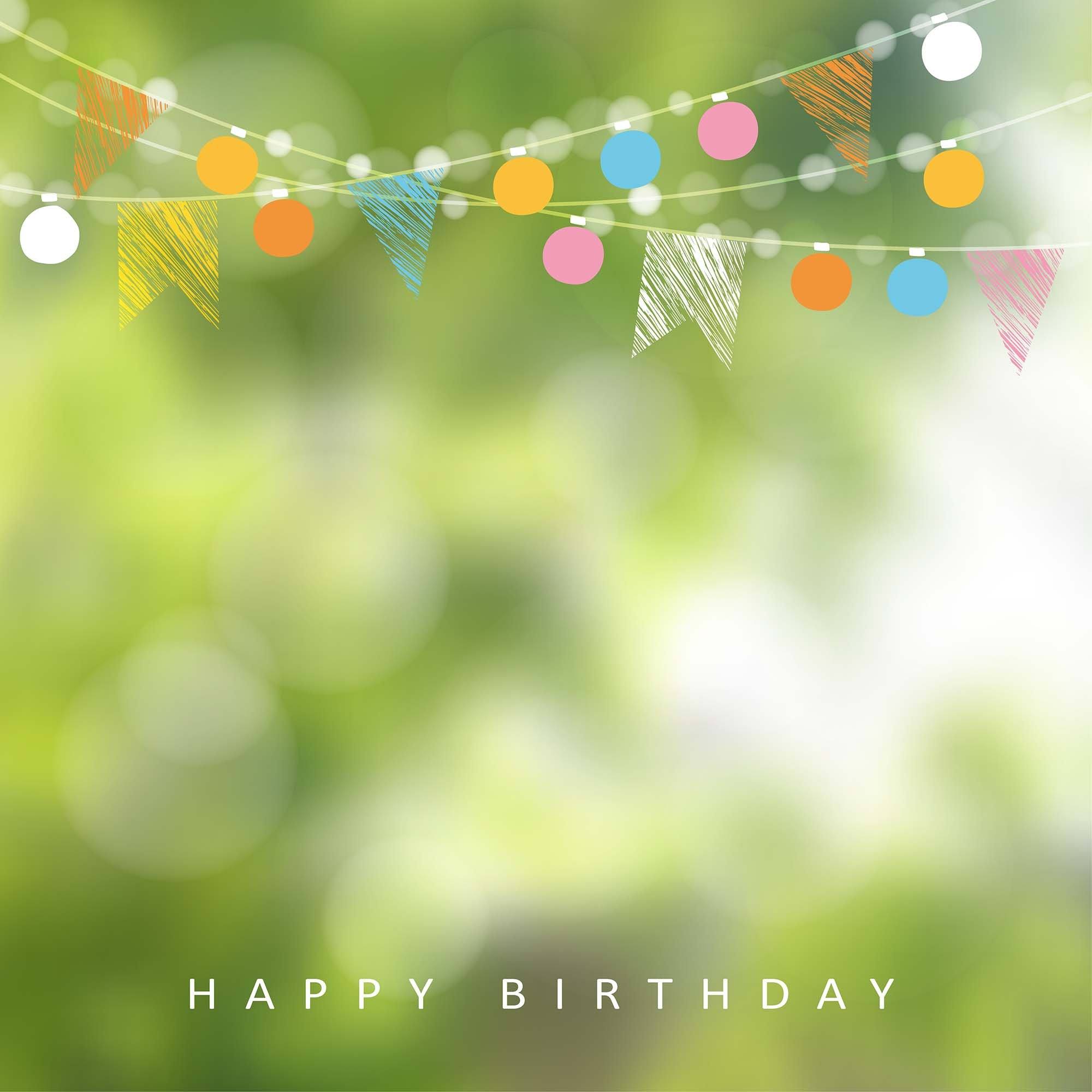Party Flags With Green Bokeh Sparkle Backdrop For Photography Shopbackdrop