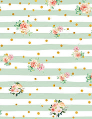 Patterns Pink Rose With Stripes Backdrop For Photography lv-056 Shopbackdrop