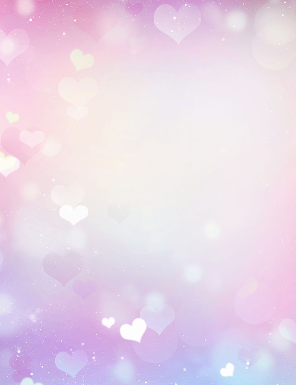 Pink And Purple Bokeh With Hearts For Wedding Photography Backdrop Shopbackdrop