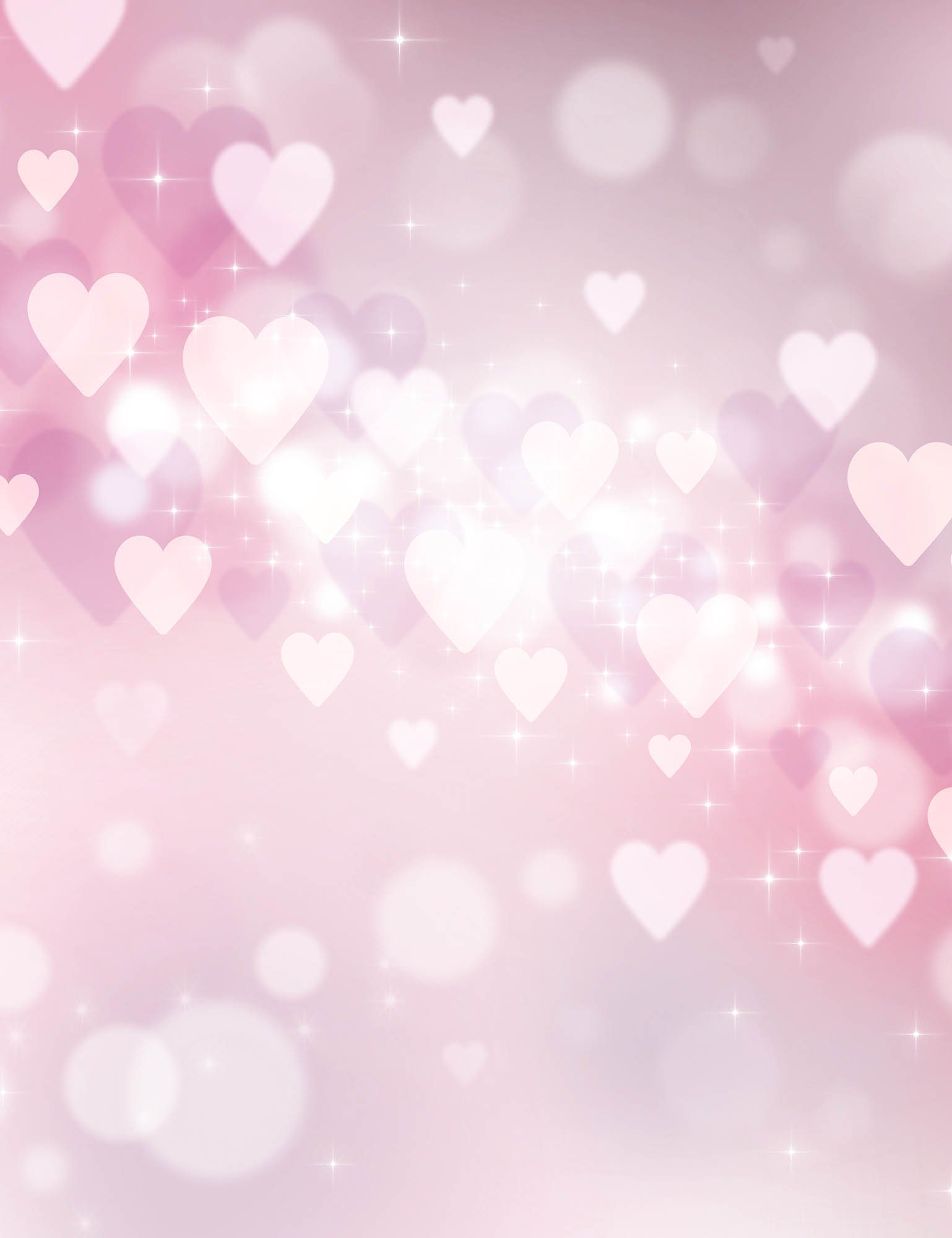 Pink And Red Heart Bokeh Photography For Valentines Day Backdrop Shopbackdrop
