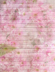 Pink Daisy Painted Wood Floor Mat Texture Photography Backdrop Shopbackdrop