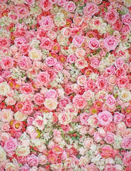 Pink Red Flowers Wall For Wedding Photography Backdrop Shopbackdrop