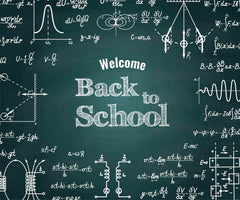 Printed Back To School On Chalkboard For Students Photography Backdrop Shopbackdrop