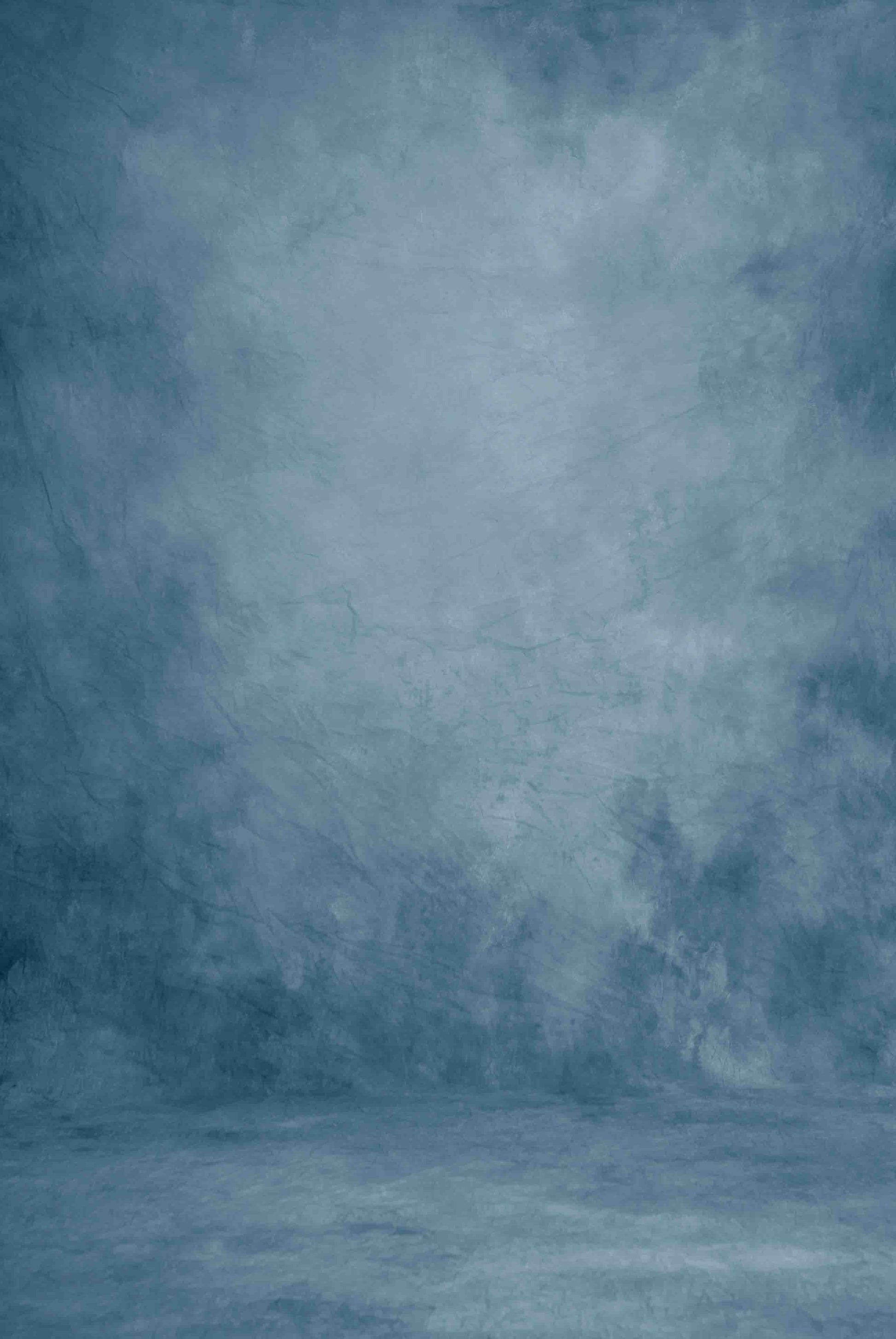 Printed Old Master Deep Pale Blue Abstract Lighter In Center Backdrop For Photography Shopbackdrop