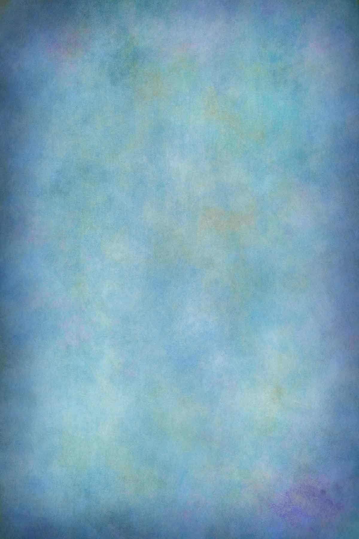 Printed Old Master Pale Blue With Little Yellow Backdrop For Photography Shopbackdrop