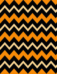Printed Orange Black Chevrons For Halloween Photography Backdrop J-0592 Shopbackdrop