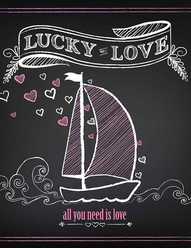 Printed Sailboat On Chalkboard For Wedding Photography Backdrops Shopbackdrop