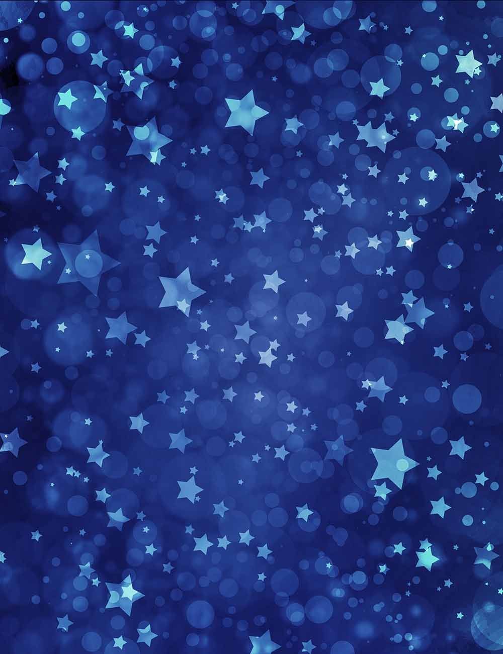 Printed Star In Blue Sky For Baby Photography Backdrop Shopbackdrop