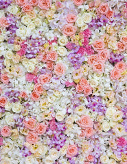 Purple Light Yellow Flower Wall For Wedding Photography Backdrop J-0501 Shopbackdrop