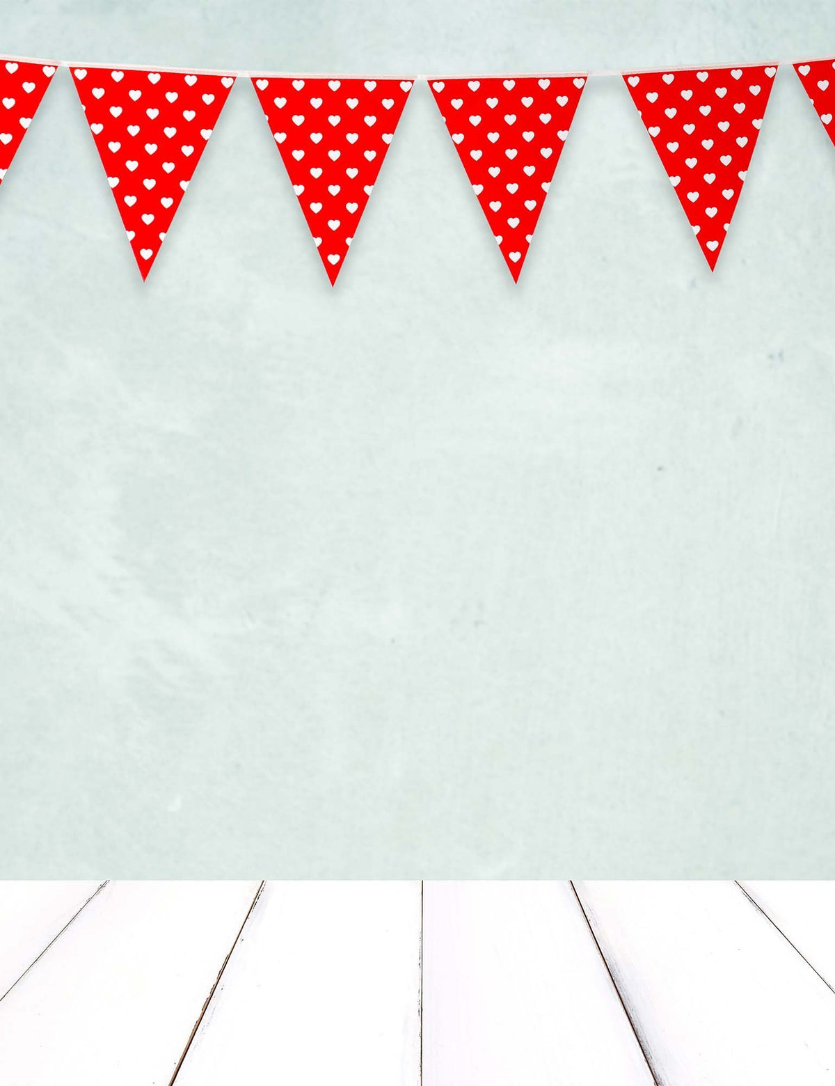 Red Flags Hand Before Light Cyan Wall Backdrop Shopbackdrop