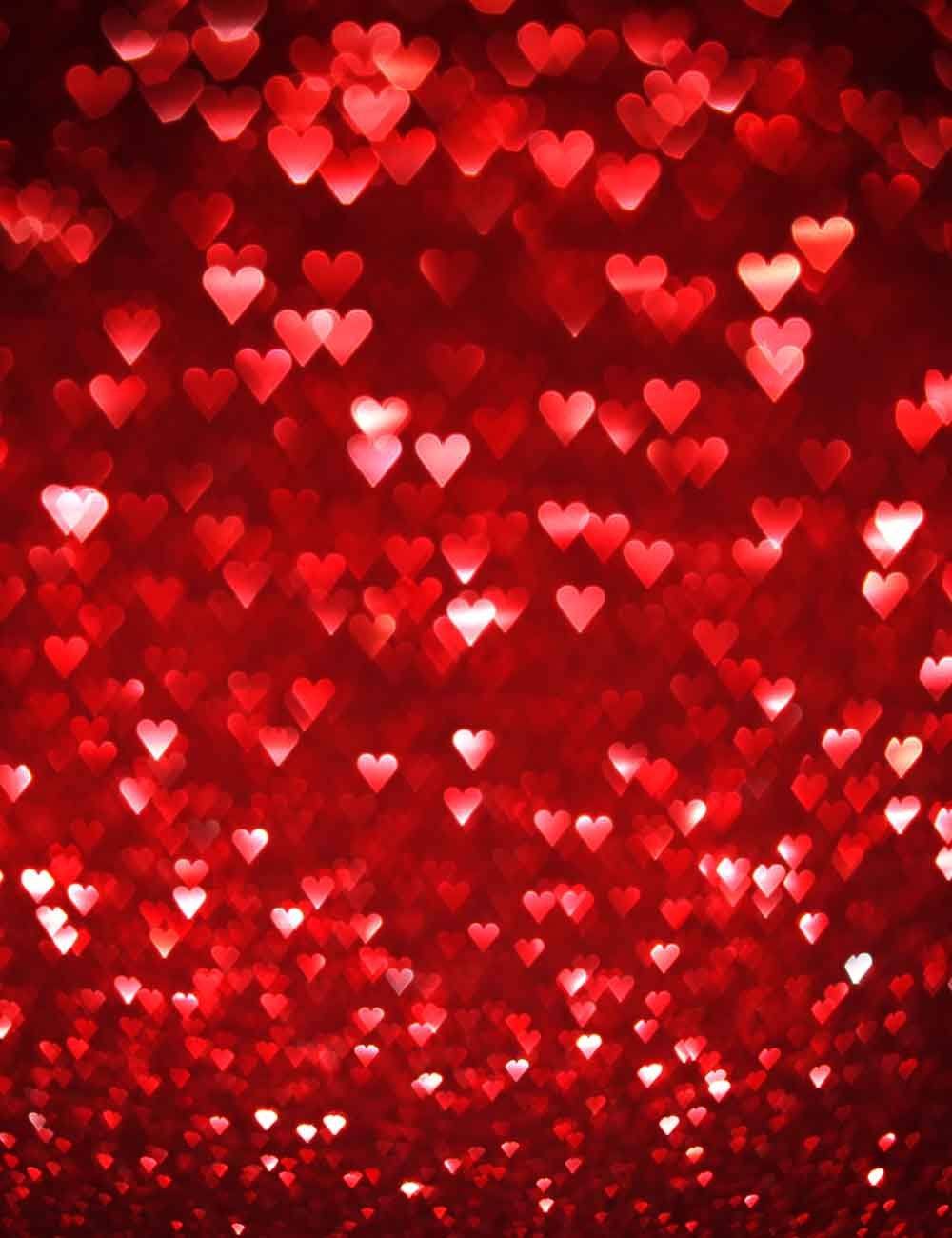 Red Hearts Sparkles For Wedding Photography Backdrop Shopbackdrop
