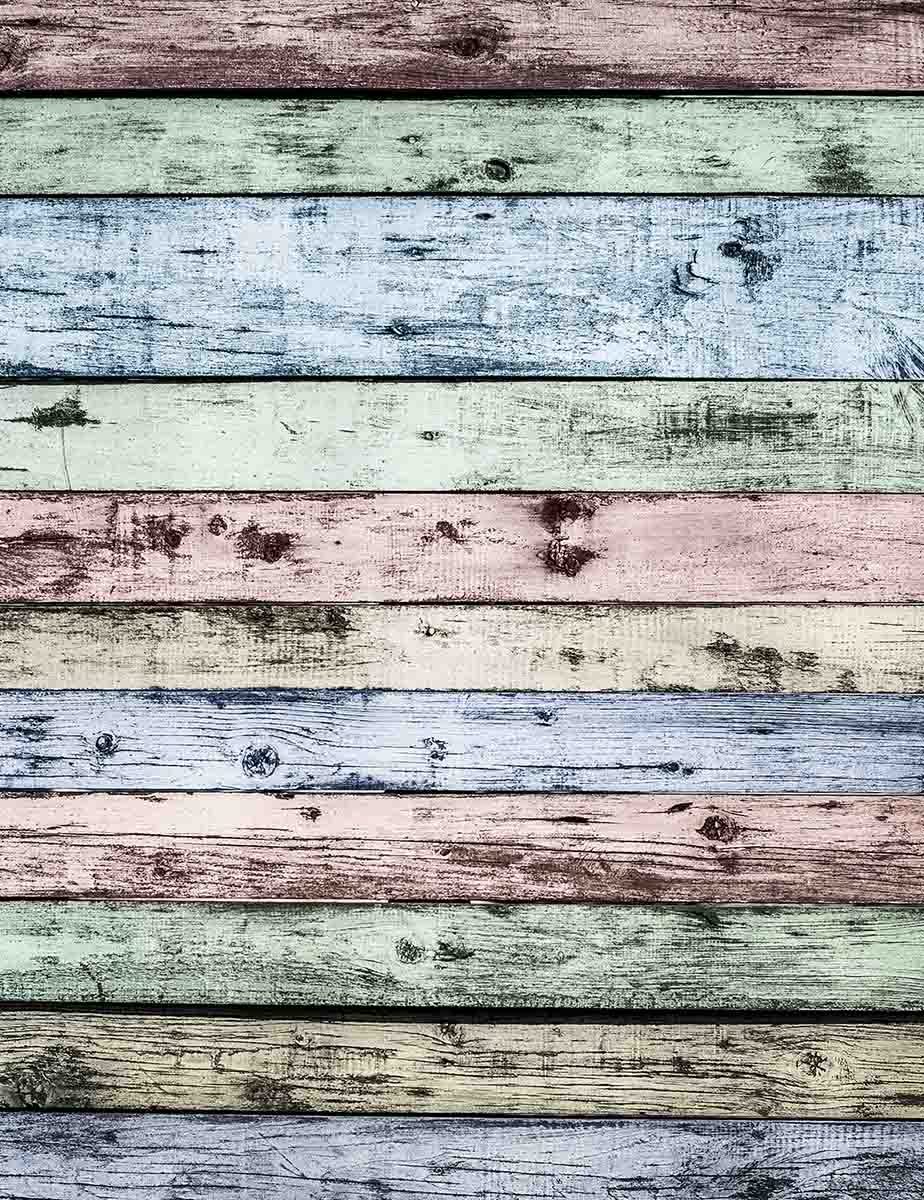 Retro Colorful Rubber Floor Mat Shopbackdrop