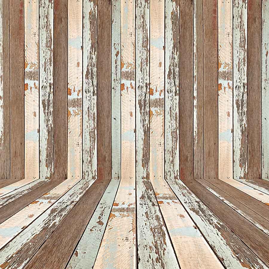 Retro Wood Wall With Floor Texture Photography Backdrop J-0460 Shopbackdrop