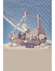 Sand Wood Boat Marine Life Backdrop For Baby Show Photography Shopbackdrop