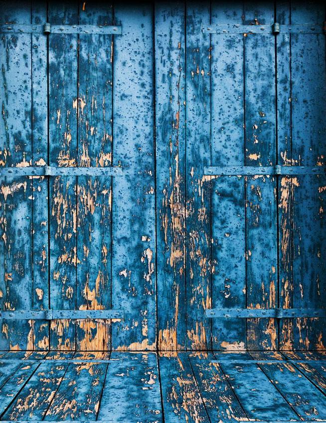Senior Paint Peeling Door With Floor Backdrop For Photography Shopbackdrop