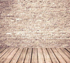 Senior Red Brick Wall Texture With Old Wood Floor Backdrop For Photography Shopbackdrop