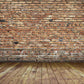 Senior Red Brick Wall Texture With Wood Floor Photo Backdrop Shopbackdrop