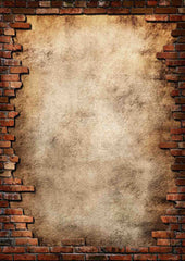 Senior Red Brick Wall With A Hole In Center Backdrop For Photography Shopbackdrop