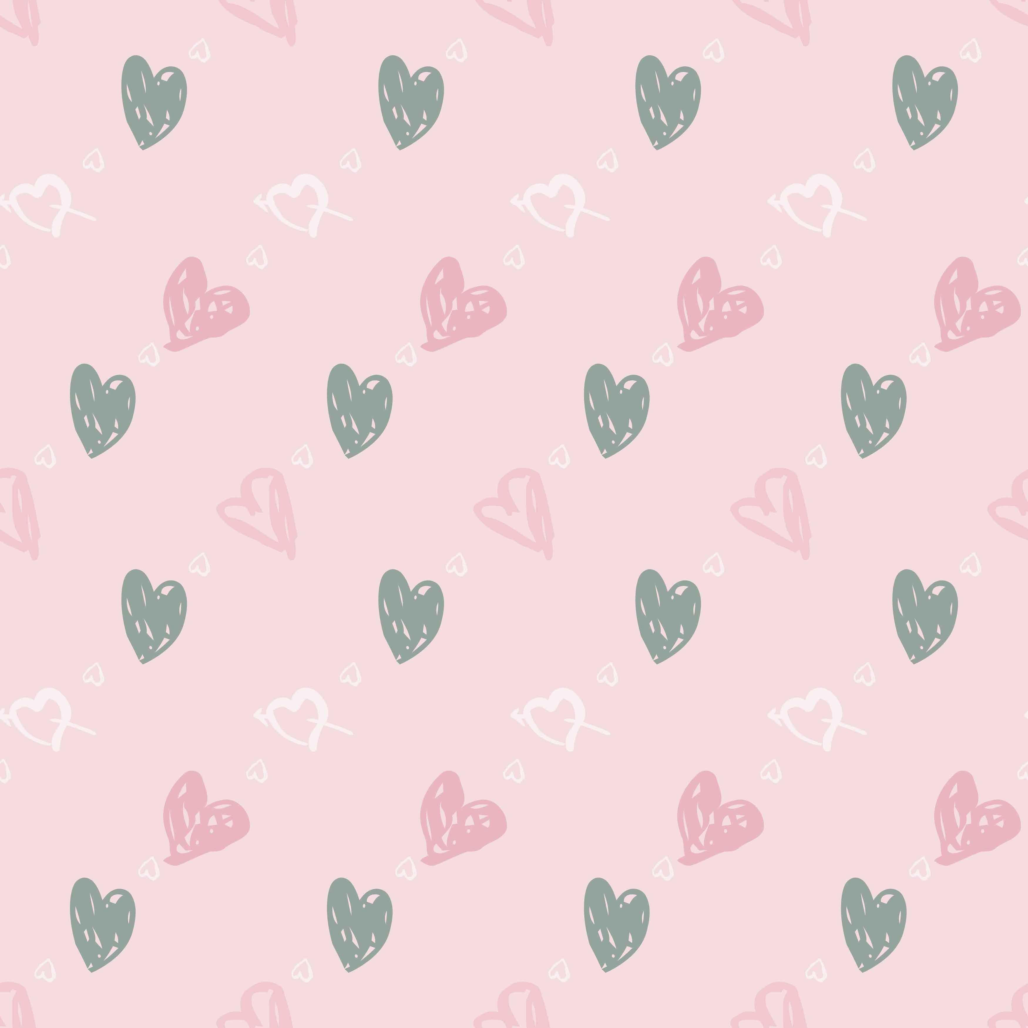 Printed Hearts On Pink Paper Wall Backdrop For Photography Shopbackdrop
