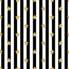 Gold Starts Printed On Black Stripes Background Photography Backdrop Shopbackdrop