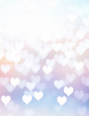 Silver Bokeh Heart For Valentines Day Photography Backdrop Shopbackdrop
