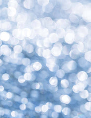 Silver Bokeh Sparkle With Some Blue Background For Holiday Backdrop Shopbackdrop