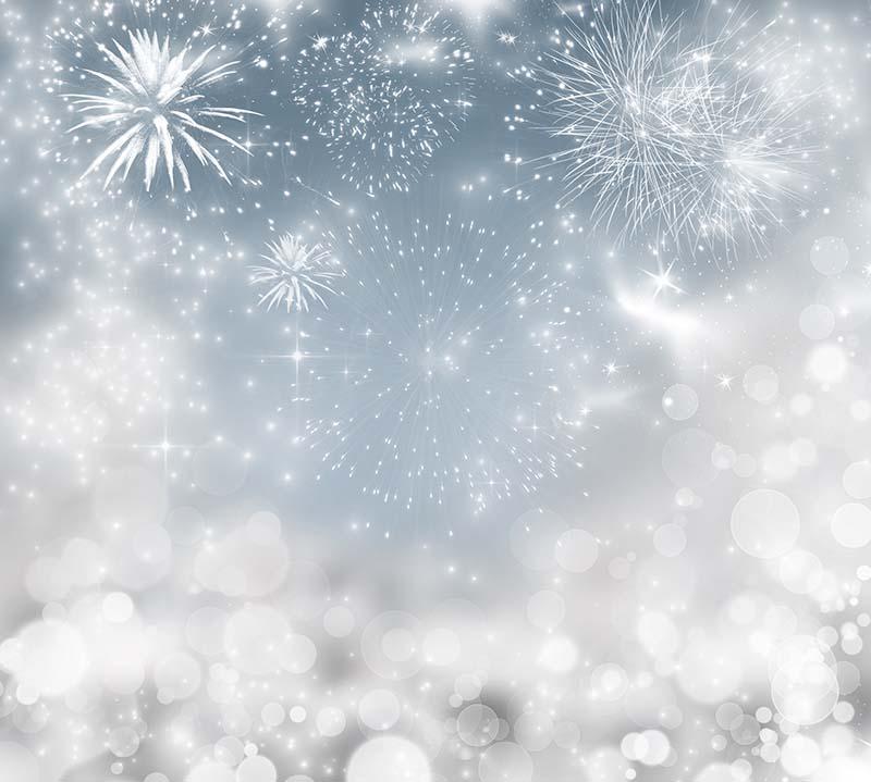 Silver Sparkle Fireworks Photography Backdrop For New Year J-0274 Shopbackdrop