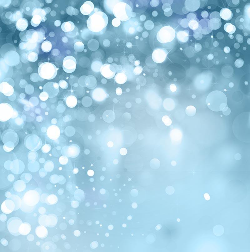 Silver Sparkle With Blue Bokeh Background For Holiday Photography Backdrop J-0265 Shopbackdrop