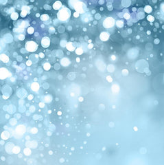 Silver Sparkle With Blue Bokeh Background For Holiday Photography Backdrop J-0265 Shopbackdrop