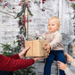 Snow Covered Wooden Swing For Christmas Photography Backdrop J-0220 Shopbackdrop