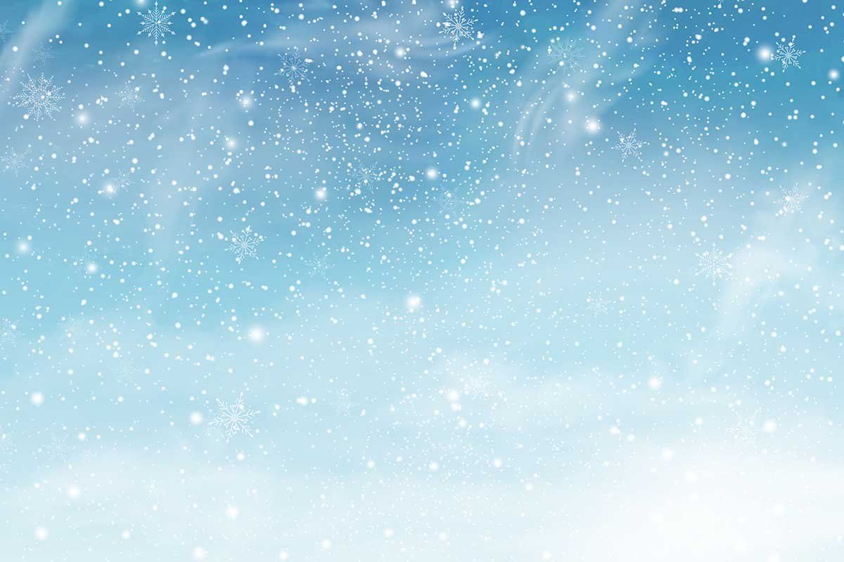 Snowflakes Flying In Baby Blue Sky Photography For New Year Backdrop J-0138 Shopbackdrop