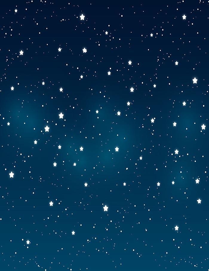 Sparkle Stars In Midnight Blue Sky Photography Backdrop J-0242 Shopbackdrop