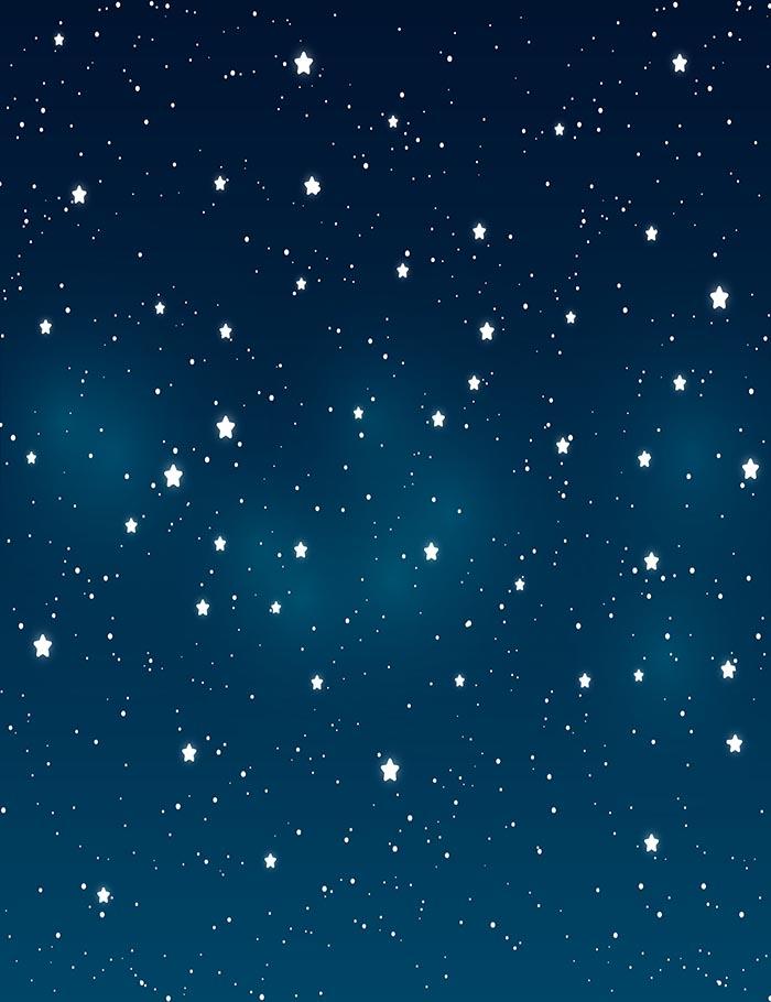 Sparkle Stars In Midnight Blue Sky Photography Backdrop J-0242 Shopbackdrop