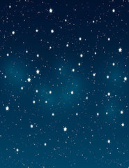 Sparkle Stars In Midnight Blue Sky Photography Backdrop J-0242 Shopbackdrop