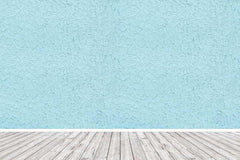 Texture Baby Blue Wall With Gray Wood Floor Backdrop For Photography Shopbackdrop