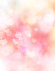 Valentine Heart Shaped Lights Holiday Photography Backdrop J-0268 Shopbackdrop