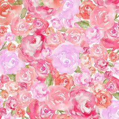 Watercolor Painter Pink Rose Flower Photography Backdrop J-0499-1 Shopbackdrop